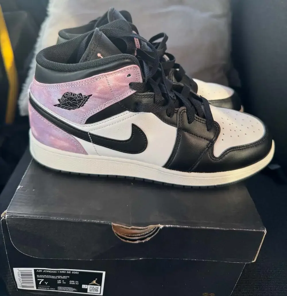 Nike Air Jordan 1 Mid SE Zen Master DM6216-001 GS US Size 7Y